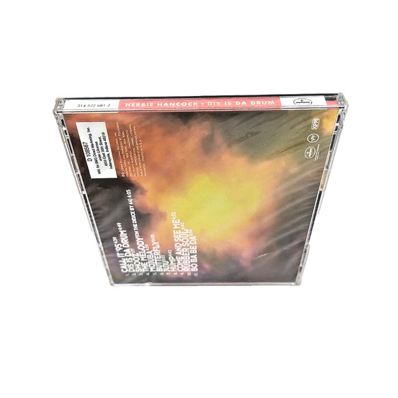 Dis Is Da Drum by Herbie Hancock (CD, 1995) New Sealed Grammy Winner Shrinkwrap - Picture 3 of 3